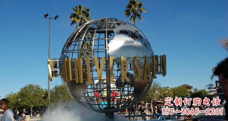 江西中领雕塑仿真不锈钢地球雕塑