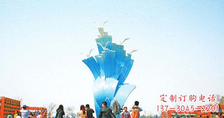 江西光彩熠熠的海鸥雕塑