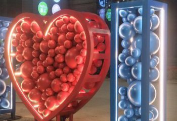 江西艺术级不锈钢字母雕塑
