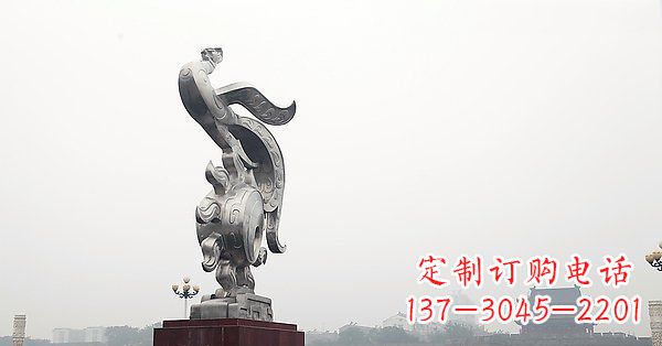 江西炫丽凤凰,景观雕塑精美绝伦