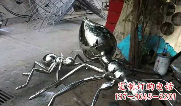 江西中领雕塑|不锈钢蚂蚁雕塑