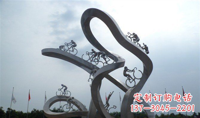 江西让你个性十足的自行车雕塑