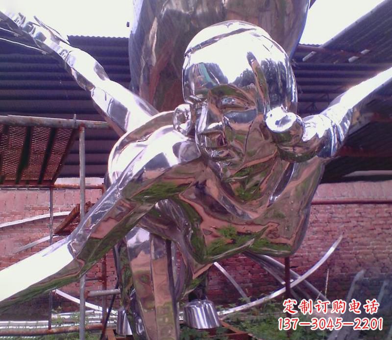 江西彰显经典风采的不锈钢运动员雕塑