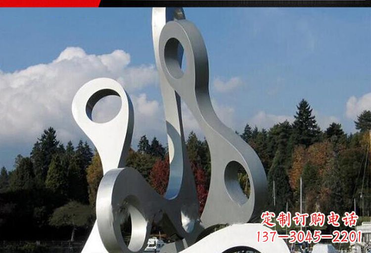 江西专业定制不锈钢字母景观雕塑