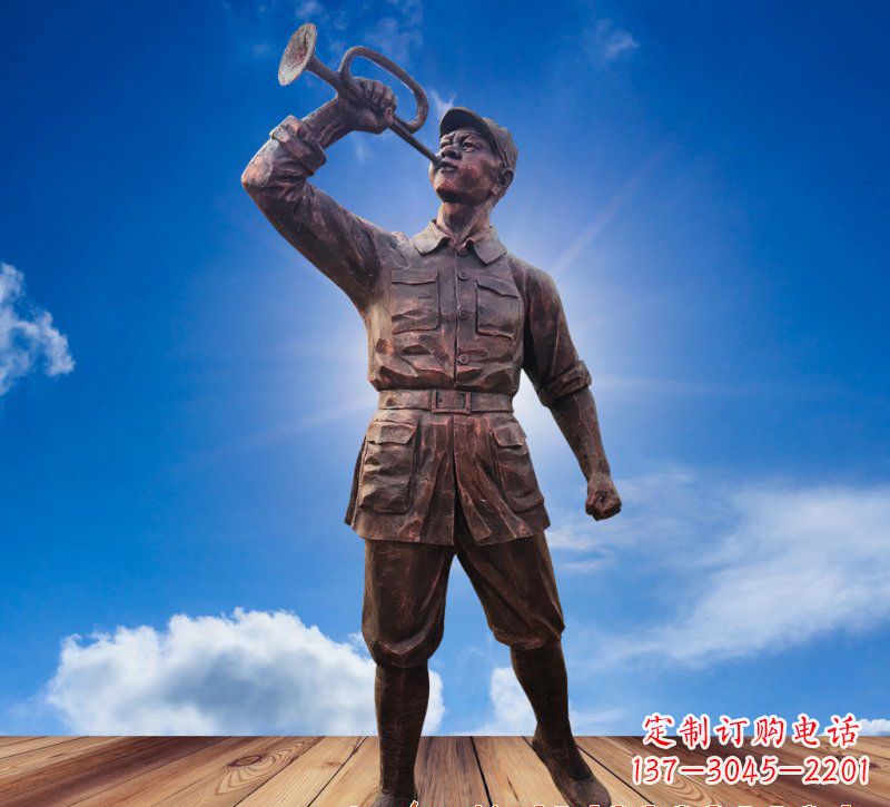 江西领雕塑:具有历史意义的红军铜雕