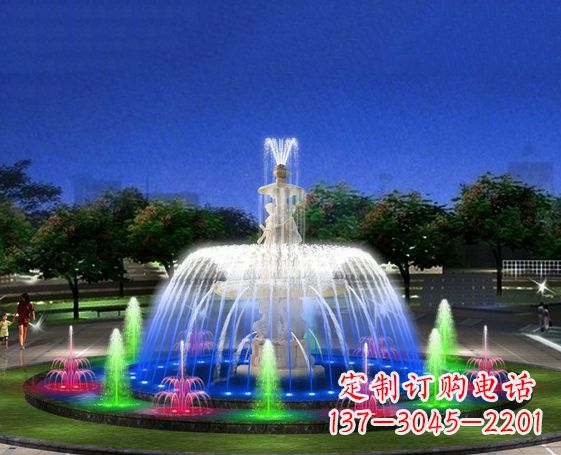 江西广场景观大型喷泉石雕 (2)