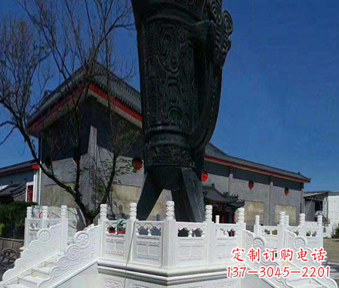江西汉白玉升旗台石雕:高贵而典雅