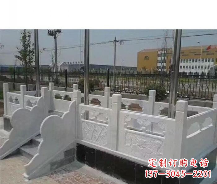 江西完美的城市景观--汉白玉升旗台石雕