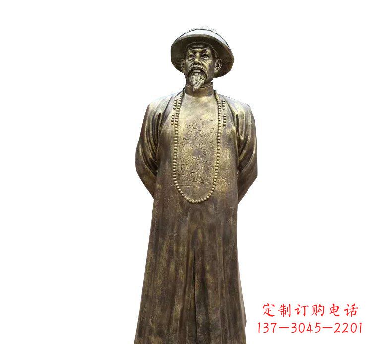 江西广场林则徐铜雕
