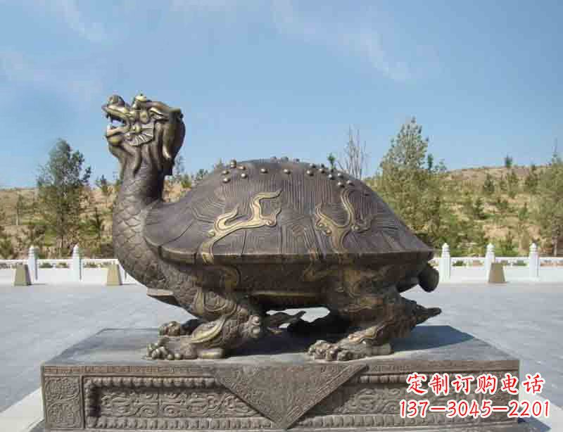 江西我们中领雕塑特制的精美广场青铜龙雕塑