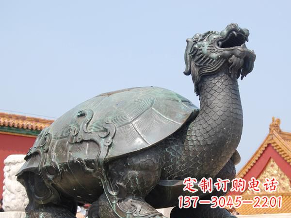 江西广场龙龟铜雕222