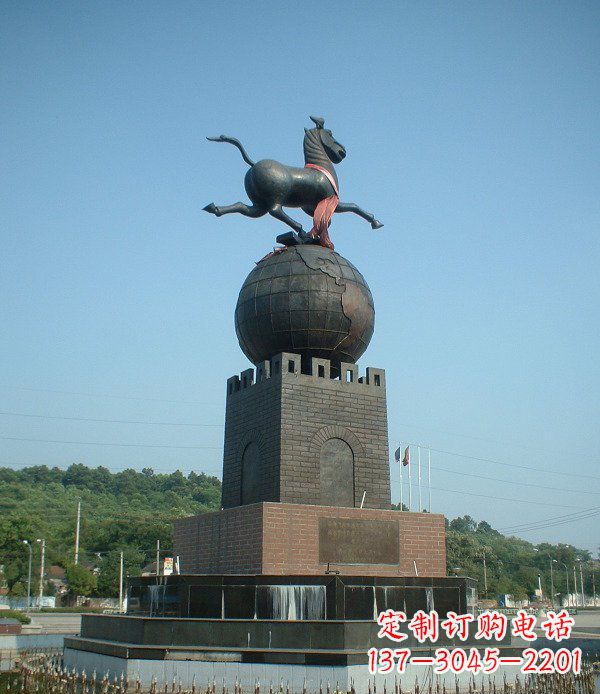 江西地球城市景观铜雕,永恒传承着历史记忆
