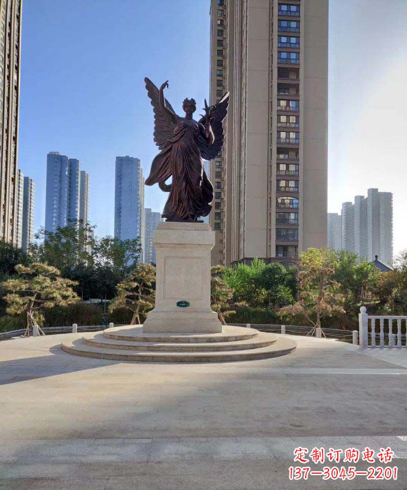 江西中领雕塑:精致的女神铜雕