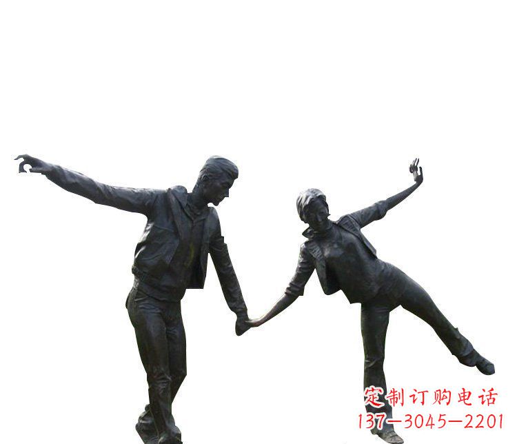 江西铜恋人雕塑,完美呈现浪漫爱情