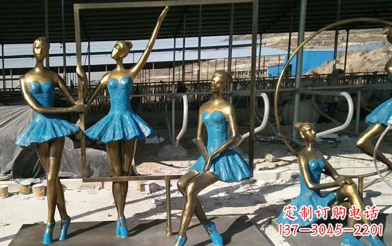 江西中领雕塑--美女芭蕾雕塑定制