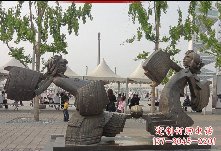 江西芭蕾舞姿精雕美女雕塑