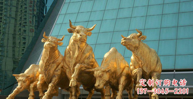 江西五牛铜雕，装点你的家居空间
