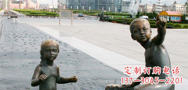 江西为您的广场增添童真热情,小孩雕塑定制