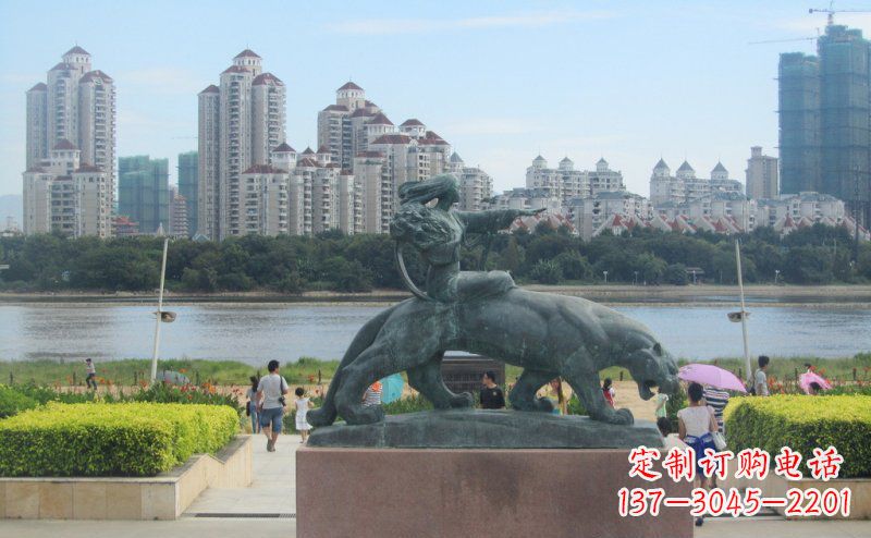 江西中领雕塑:大型铜雕狮子,令您的景观更加出彩!