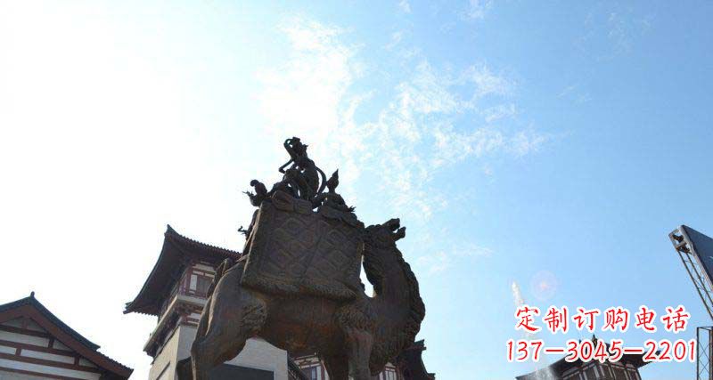 江西山高水长的传说——大型骆驼景观铜雕