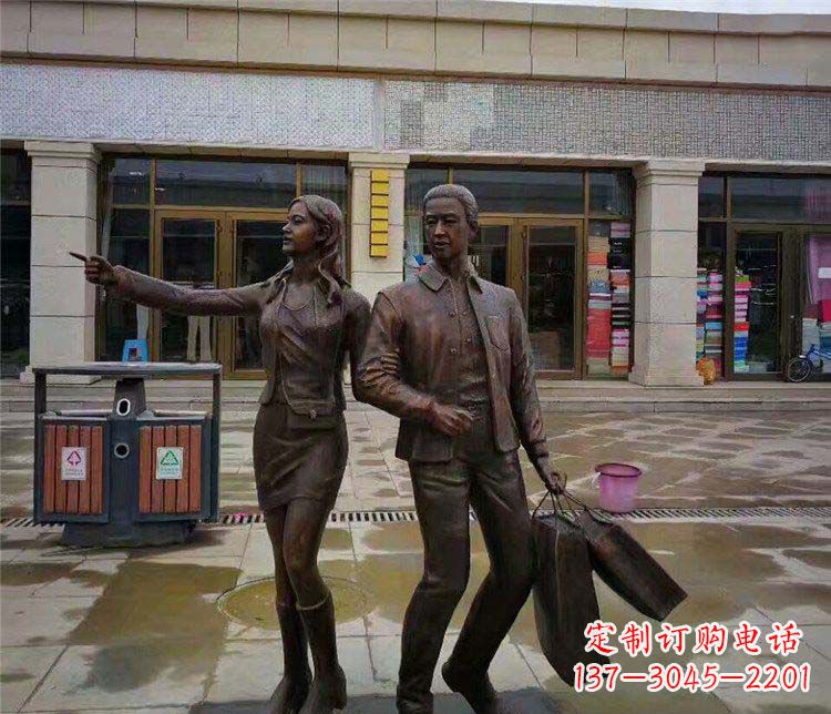 江西唯爱永恒:情侣雕塑