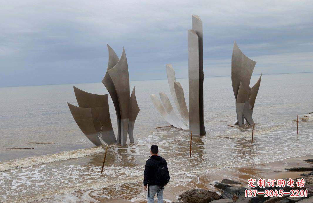 江西海洋船帆雕塑——送给宁静海滩的时刻