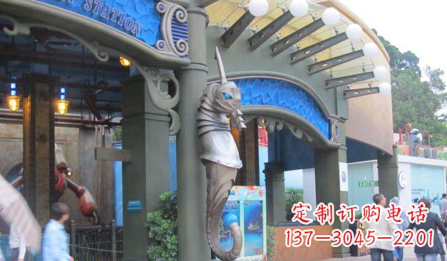 江西海马铜雕,一流的马雕塑制作