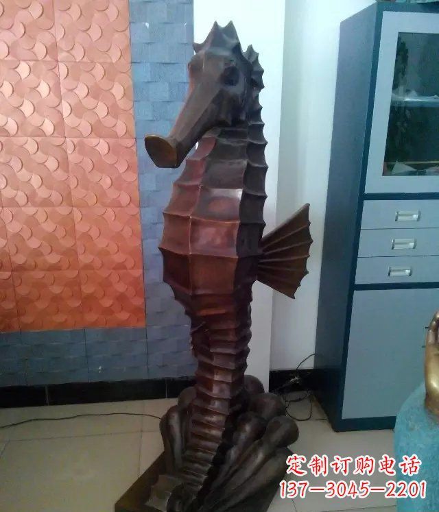 江西海马铸铜动物雕塑,品质保证