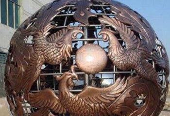 江西中领雕塑定制经典龙凤雕塑；