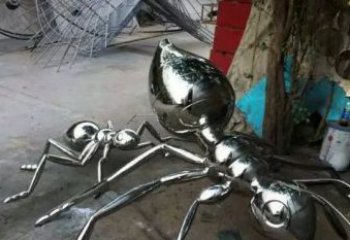 江西中领雕塑|不锈钢蚂蚁雕塑