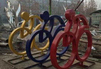 江西中领雕塑推出的自行车雕塑是一件别具一格的…