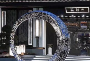 江西精致圆环喷泉雕塑陪伴你的绿色城市