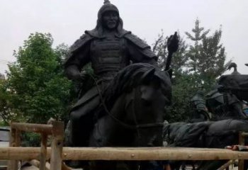 江西浪漫古将骑马铜雕，让您感受古代将军的风采！