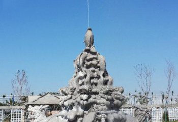 江西令人称羡的广场龙龟喷泉石雕