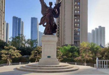 江西中领雕塑：精致的女神铜雕