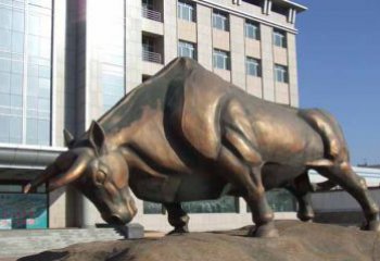 江西拓荒牛铜雕塑——将历史传承到现代