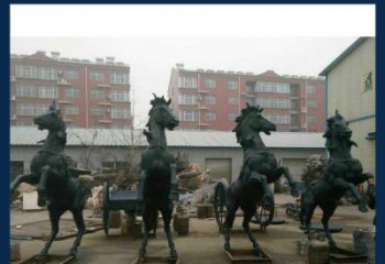 江西中领雕塑推出的优雅动物铜雕飞马，以其出色…
