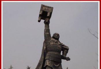 江西铜雕威武将军雕塑，雕刻极致端庄风采