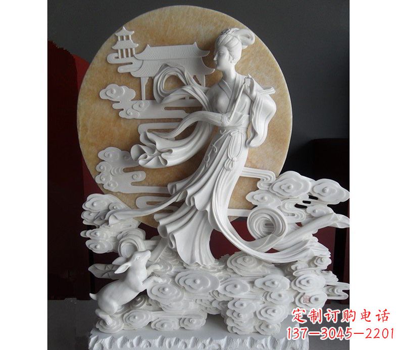 江西汉白玉雕塑,传承神话传奇
