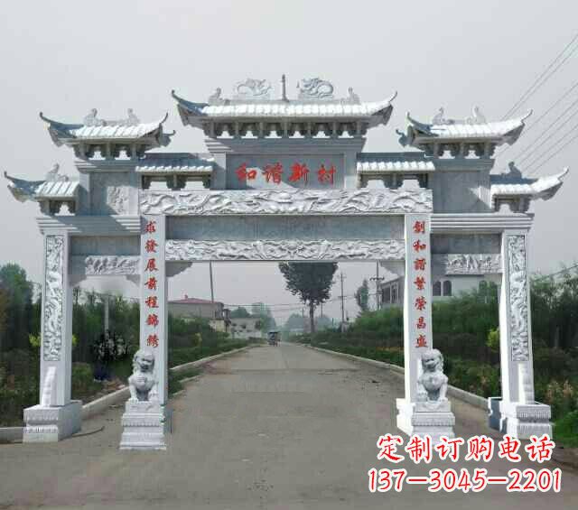 江西领雕塑|高品质牌坊雕塑
