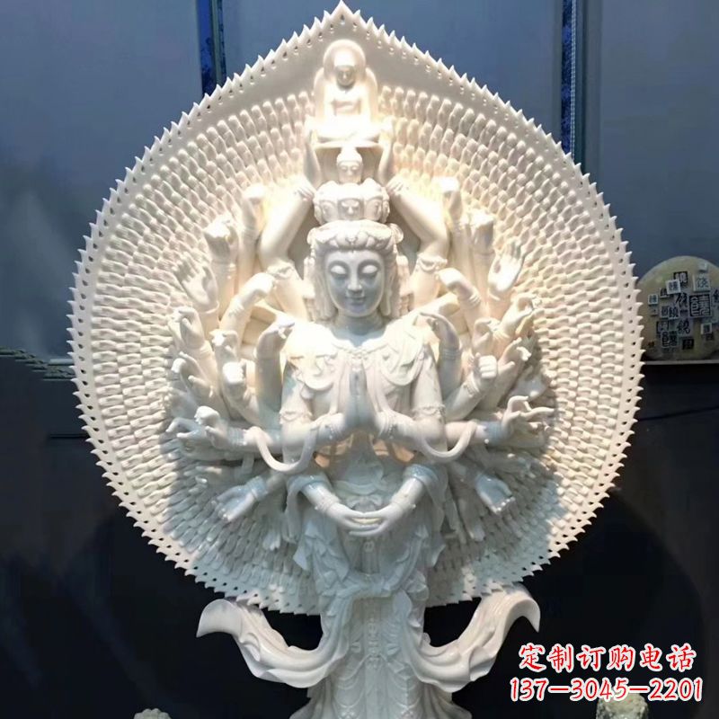 江西中领雕塑以精细的玉石雕刻工艺,精心制作了…