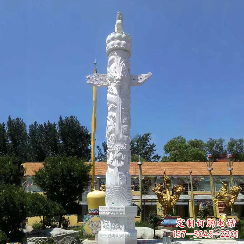江西汉白玉华表柱