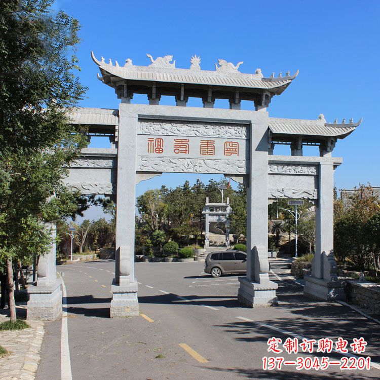 江西全国工艺品级石雕牌坊
