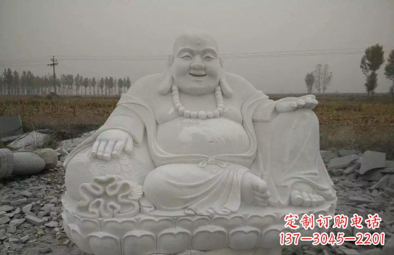 江西汉白玉弥勒佛