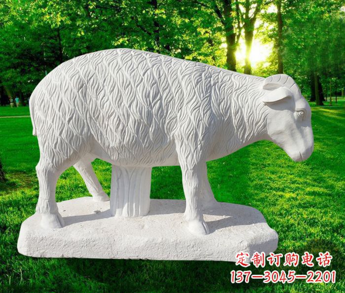 江西高精度玉雕山羊石雕