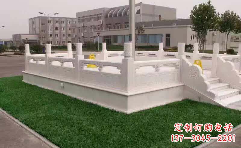 江西完美艺术——汉白玉升旗台雕塑