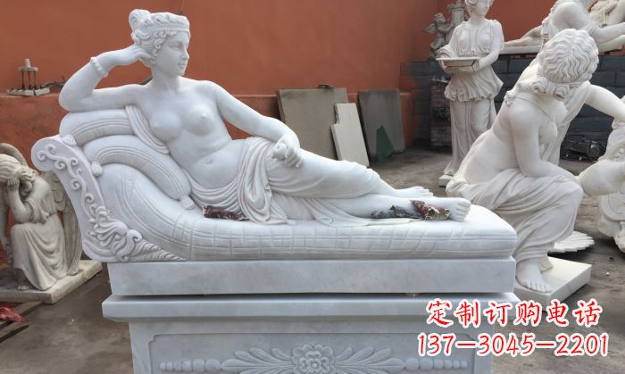 江西中领雕塑汉白玉女人雕塑将精湛的雕刻技艺与…