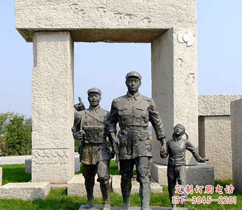 江西红军公园雕塑,精致而独特