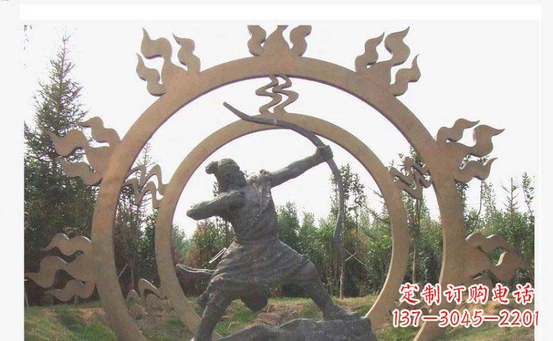 江西专业定制后羿雕塑,完美彰显人物神韵
