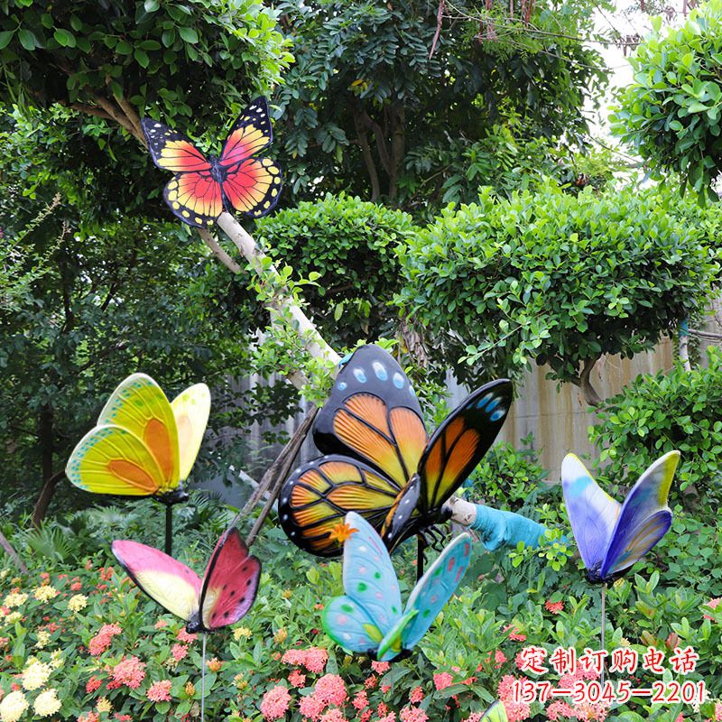江西蝴蝶玻璃钢仿真雕塑